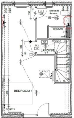 Second floor plan