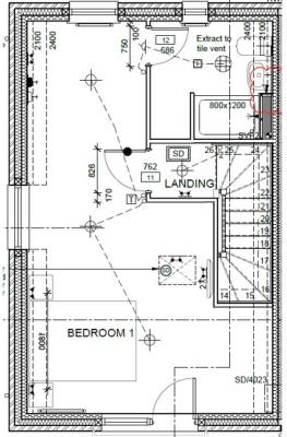 Second floor plan